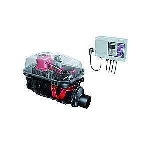 Lauridsen Pumpfix F højvandslukke 110 mm med pumpe. For brønd eller fritl. rør