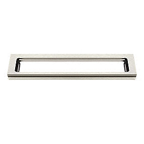 Unidran 1500 Classicline ramme 600 mm, H 12 mm. Rustfrit stål/Børstet