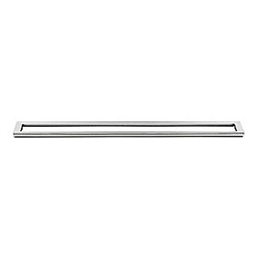 Unidrain HighLine ramme 700 mm, H 12 mm. Børstet stål