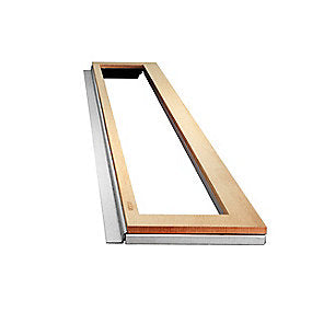 Unidrain HighLine ramme 900 mm, H 12 mm. Rustfrit stål/Kobber