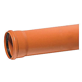 PVC kloakrør 110x3000mm SN4, EN13476 2.