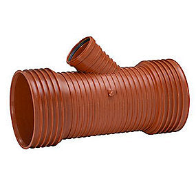 Uponor grenrør 45° 315/160mm for glat rør, Ultra Rib 2