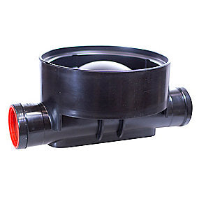 Wavin PP rense- & inspektionsbrønd 315/110mm T1, lige gennemløb for glat rør.