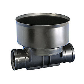 Wavin PP rense- & inspektionsbrønd 425/160mm T1, lige gennemløb for glat rør.