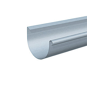 Rheinzink Tagrende 0,7x280 mm 1/2-rund. Nr. 11. Lgd a 3 mtr. prePatina blaugrau. -Tages ikke retur-