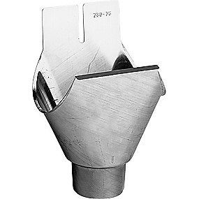 Rheinzink Eksp.tudstykke 333/76mm 1/2-rund. Form G. prePatina walzblank - Tages ikke retur -