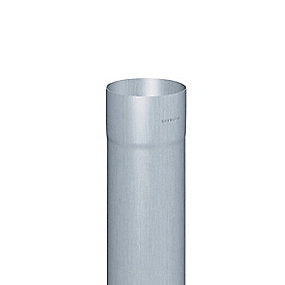 Rheinzink nedløbsrør 0,65x60 mm. Lgd a 2 mtr. CLASSIC walzblank. -Tages ikke retur-
