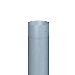 Rheinzink Nedløbsrør 0,7x80 mm. Lgd a 3mtr. Nr. 11. prePatina blaugrau -Tages ikke retur-