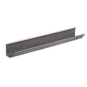 VM Zinc tagrende 0,80x333 mm 1/4-rund. Med folie. Lgd. a 3 mtr. Quartz. -Tages ikke retur-