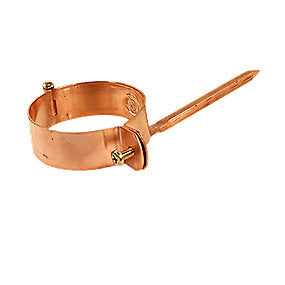 Hængselstift til mur 100mm. Kobber