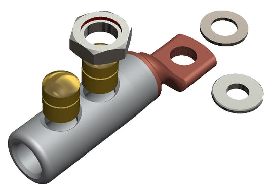 AL+CU-KNÆKBOLTKABELSKO 95-150MM² M10+M12