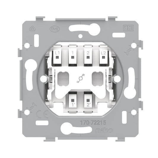 2-POLET KORRESP-AFBRYDER, 10 A/250 VAC