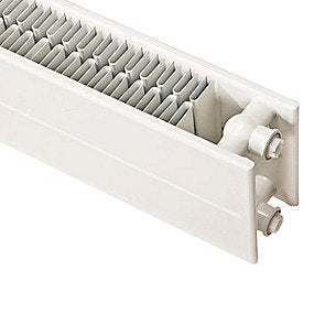 Hudevad LK konvektor, konvektor radiator, 140x1000 mm konvektor, RAL 9016 hvid konvektor, Hudevad radiator.