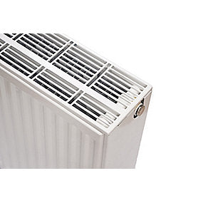 C4 radiator 33 - 600 x 1200 mm. RAL 9016. Hvid