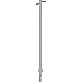 Kriss Uno Plus El håndklædetørrer 910x30 mm, poleret rustfrit stål
