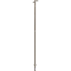 Kriss Uno Plus El håndklædetørrer 1480x30 mm poleret rustfrit stål.