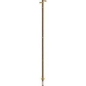 Kriss Uno Plus El håndklædetørrer 1480x30 mm, guld rustfrit stål.