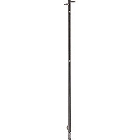 Kriss Uno Plus El håndklædetørrer 1480x30 mm, børstet rustfrit stål.