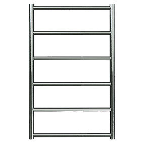 Kriss Polaris håndklædevarmer 800 x 603 mm. Børstet rustfrit stål