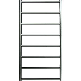 Kriss Polaris håndklædevarmer 1122 x 603 mm. Børstet rustfrit stål