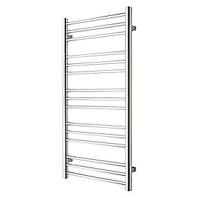 TVS Pivo håndklæderadiator, håndklædetørrer, 990x500 mm radiator, krom håndklæderadiator, CC 470 mm.