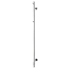 TVS ELDO 1F el håndklæderadiator med timer, 1400 x 60 mm, poleret stål