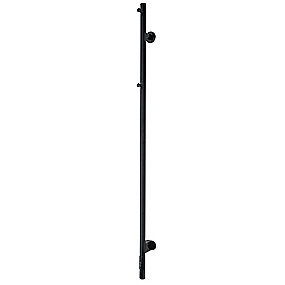 TVS el eldo 1 håndklæderadiator med timer 1400 x 60 mm. 2 og 4 timers timer mulighed ved tryk på knap. Sort