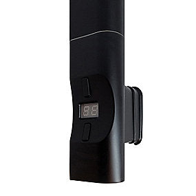 Kriss Nuvo elvarmeelement D/profil Boostfunktion. 300 Watt, Passer til lodrette D-profilrør. Sort