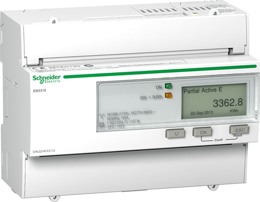 3-FASET KWH MÅLEINSTRUMENT 125A PULS MID