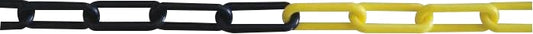 AFSPÆR.KÆDE GUL/SORT (25 MTR)