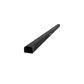 T75 rørkanal 2 m 74x56 mm, Sort RAL 9005