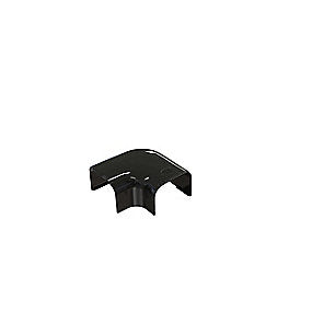 T75 flad vinkel 78x58 mm, Sort RAL 9005, 90 gr.
