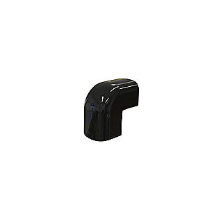 T75 ydre hjørne 78x58 mm, Sort RAL 9005, 90 gr.