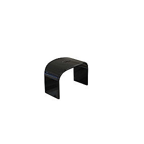 T75 samlekappe 78x58 mm, Sort RAL 9005