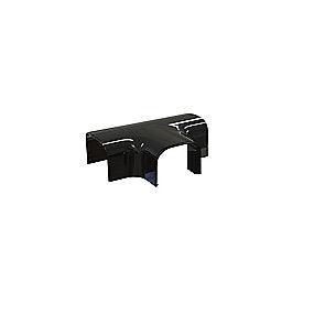 T75 T-stykke 78x58 mm, Sort RAL 9005