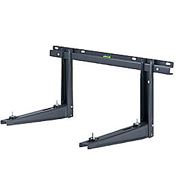 ECO 140 vægkonsol 140 kg, H: 420 mm, D: 465 mm, L: 800 mm, Sort RAL 7016