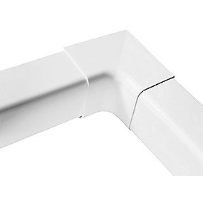T140-H indvendig hjørne 140x90 mm, Hvid RAL 9010, 90 gr.