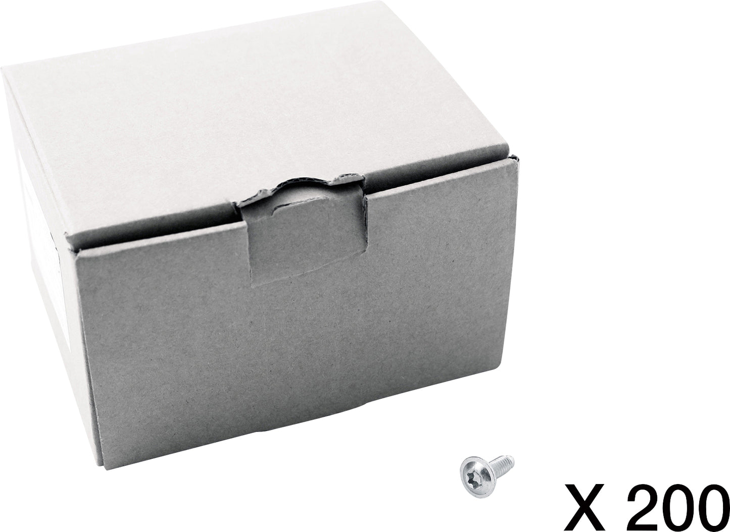 200 SKRUE, GEVINDFORMENDE, TORX, FLANGE