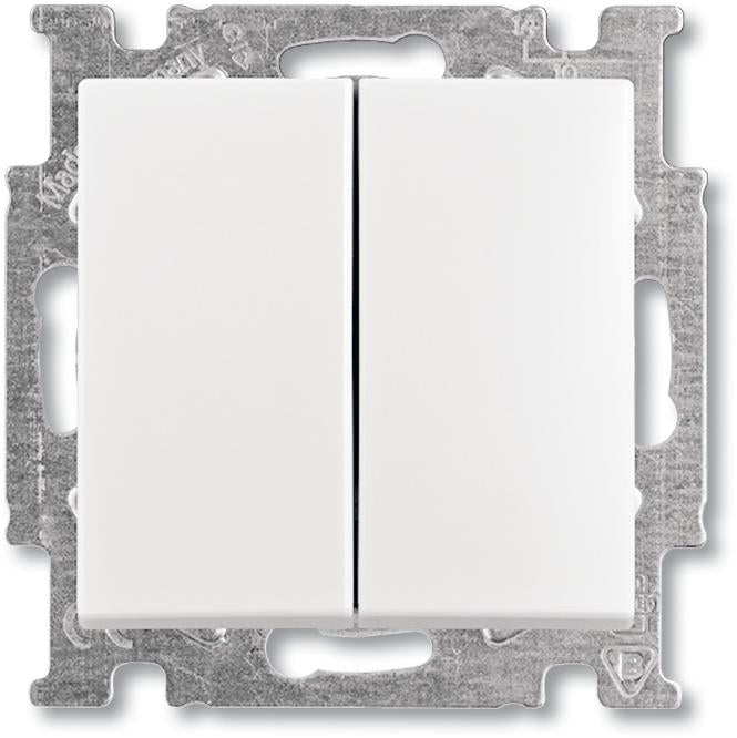 B55 TRYKKONTAKT, BLANK HVID