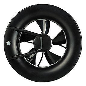 Duka Ventilator S8 Black Rund Ø193 mm i sort