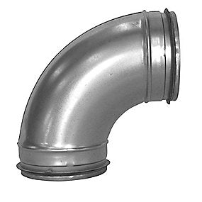 Øland Bøjning Ø100 mm 90° Rustfri AISI-316 BR90100