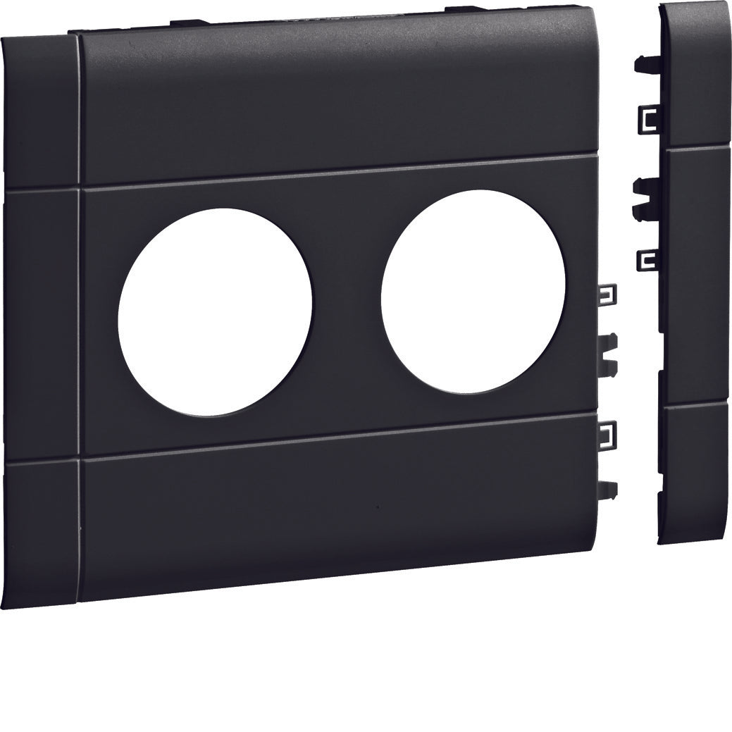 AFDÆKN.120MM F.2 STIKK U.SKRIFT. RAL9011