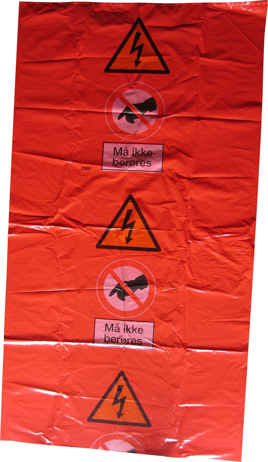 ADVARSELSPOSE STOR 140X77X55CM