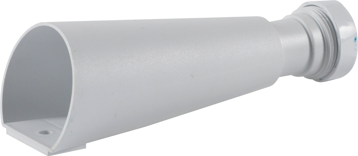 AFLØBSTRAGT HVID 1 1/4