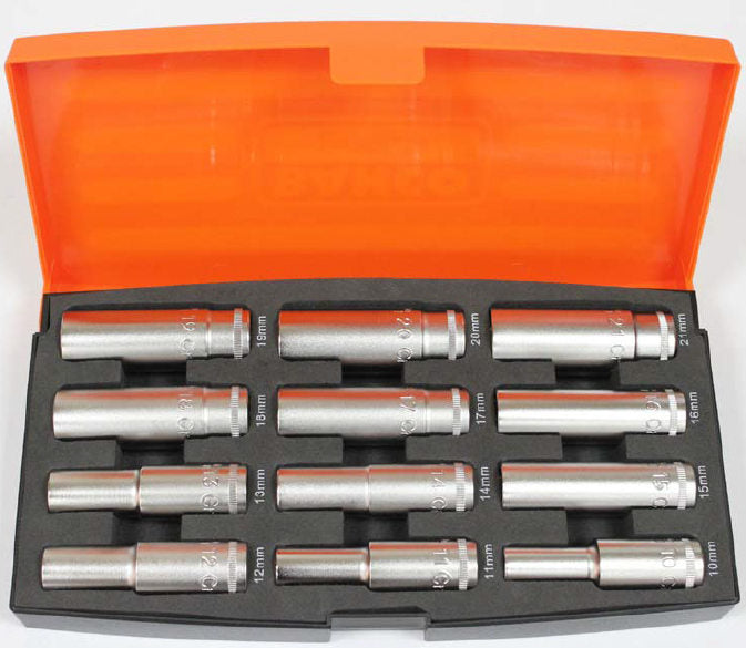 TOPPESÆT 1/2" LANGE TOPPE 10-21 MM