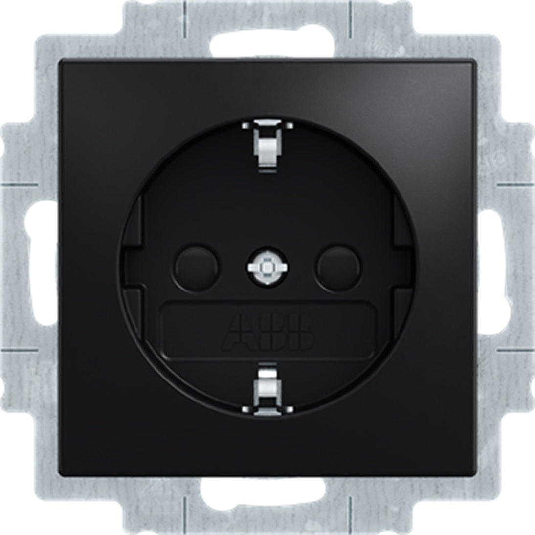 B55 SCHUKO-STIKKONTAKT, MAT SORT