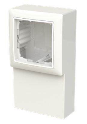 B55 PANELUNDERLAG, 1 MODUL, BLANK HVID