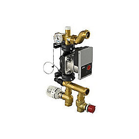 Uponor Push 23A shunt med Vilo Yonos Para RKA 1-6 pumpe