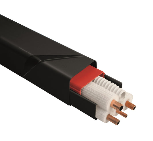 KANAL 80 X 60 MM 2 METER - SORT