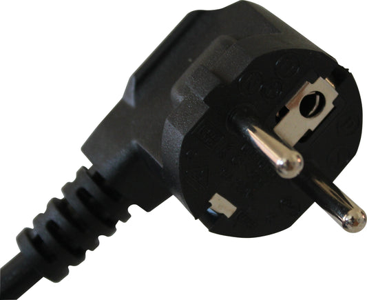 APPARATLEDNING SCHUKO VINKLET - C13 3M